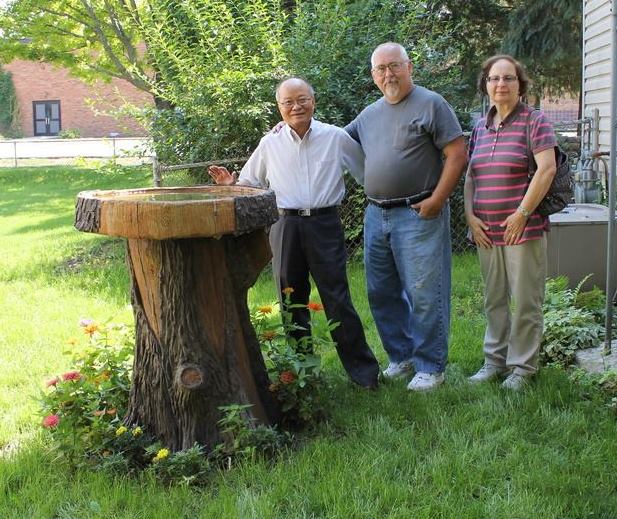 Don Perry Concrete Stain Fountain 