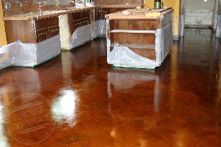 Sealed Concrete Floor