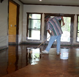 Sealing with Water Base Sealer